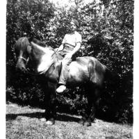 Mon grand-père maternel à cheval